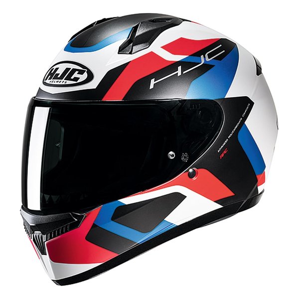 バイクヘルメット フルフェイス C10 ティンス ブラック/レッド/ブルー Mサイズ HJH233BK01M