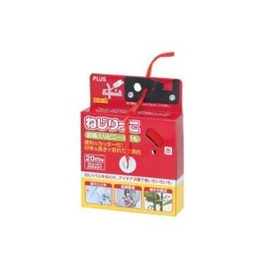 （まとめ）プラス ねじりっこ TF-800RD 赤(×10セット)