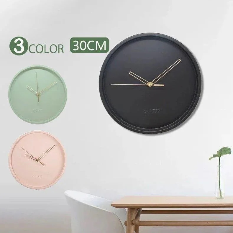 壁掛け時計 掛け時計 おしゃれ 静音 デジタル 大型 静音 時計 連続秒針 シンプル インテリア お洒落 装飾 非電波 30CM1715