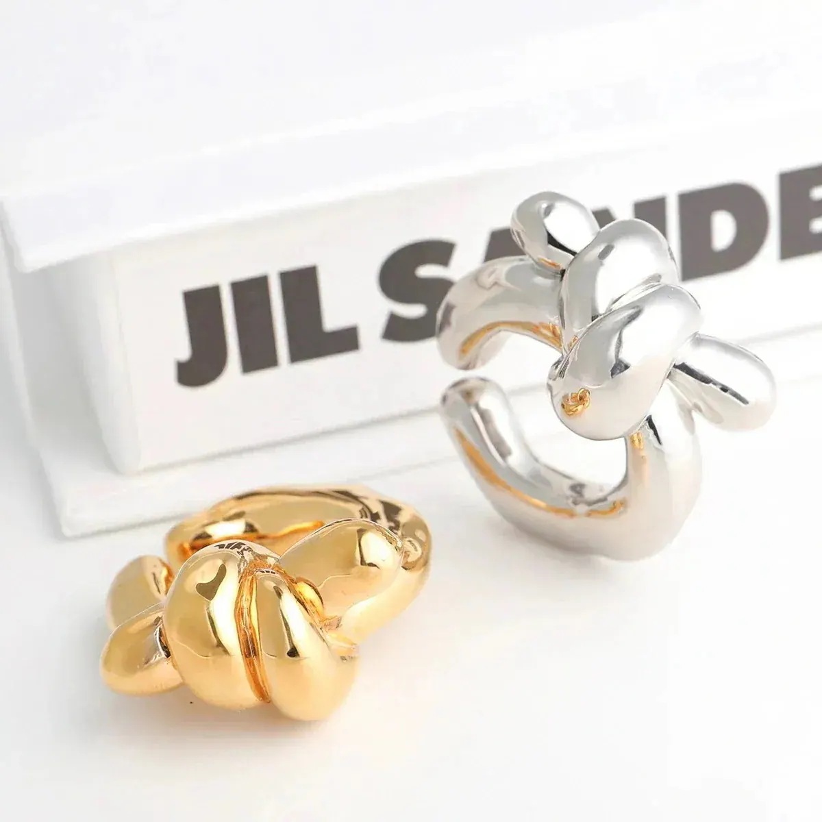 JIL SANDER ジルサンダー イヤーカフ CW5 EARCUFF 2 J12VG0172 P7008 P7009 レディース ノット アクセサリー イヤカ 【mega】