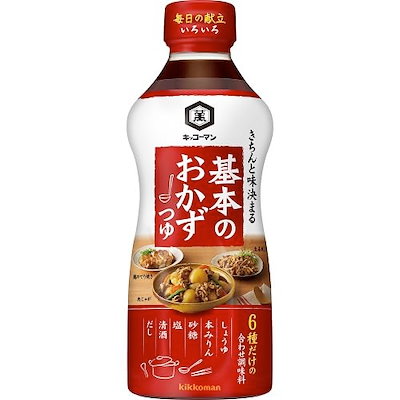 他サイト： 基本のおかずつゆ 500mL キッコーマンの商品画像