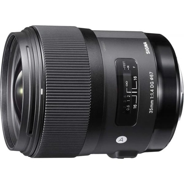 【中古】シグマ SIGMA 単焦点広角レンズ Art 35mm F1.4 DG HSM ソニー SONY 用 フルサイズ対応 Aマウント