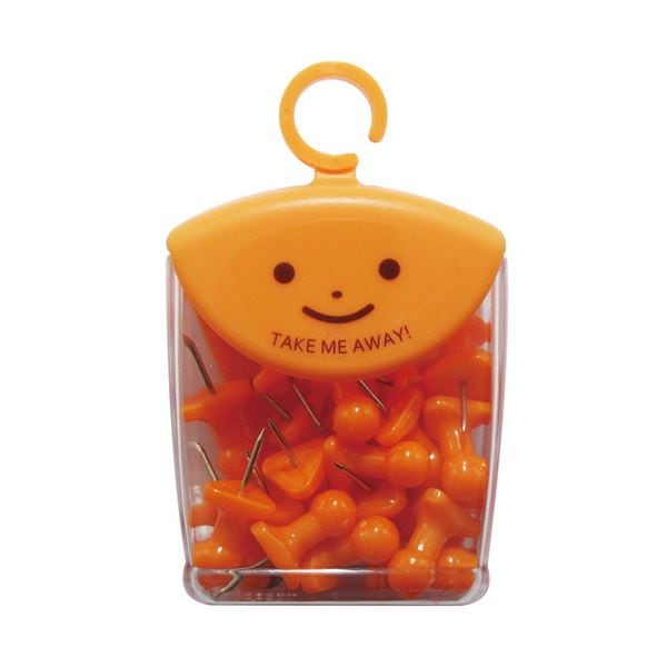 （まとめ）ミツヤ ツレテッテ インテリアピンパステルオレンジ 1セット（100本）[x5] 6,868円