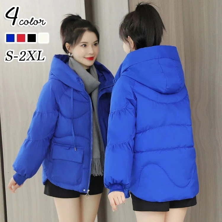【2025新作】ダウンコート レディース 秋冬 ダウンジャケット S-3L 全4色 アウトドア フード付き ミセス きれいめ 60代 50代 40代 30代 中綿 防寒 通勤 体型カバー あったか