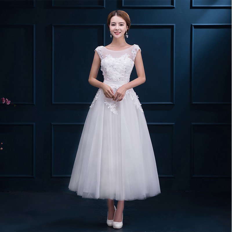 ウエディングドレス Aラインドレス 結婚式 ロング 花嫁 安い パーティードレス 二次会 披露宴 ウ