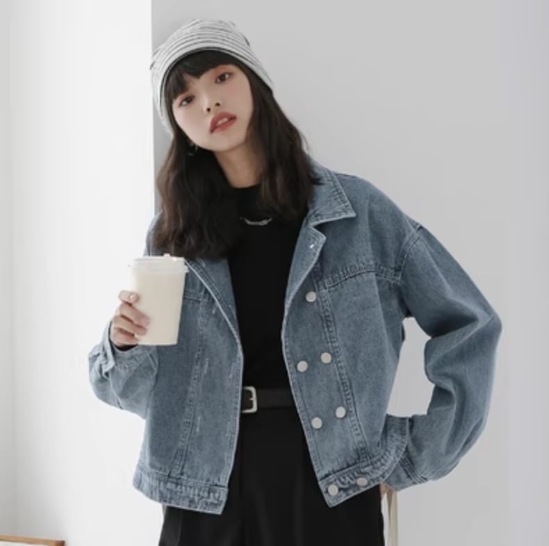 アウター ジャケット Gジャン 上着 袖あり 長袖 デニム かわいい 大人可愛い きれいめ シンプル カジュアル 大人 上品 おしゃれ お洒落 かっこいい レトロ 大人女子 こなれ感 ラフ