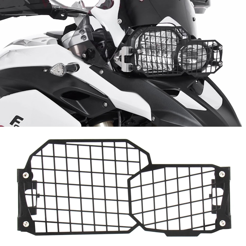 BMW F800GS・F700GS・F650GS ツインシリンダー 2008-モデル 用 ヘッドライトガード プロテクター グリルカバー 輸入品