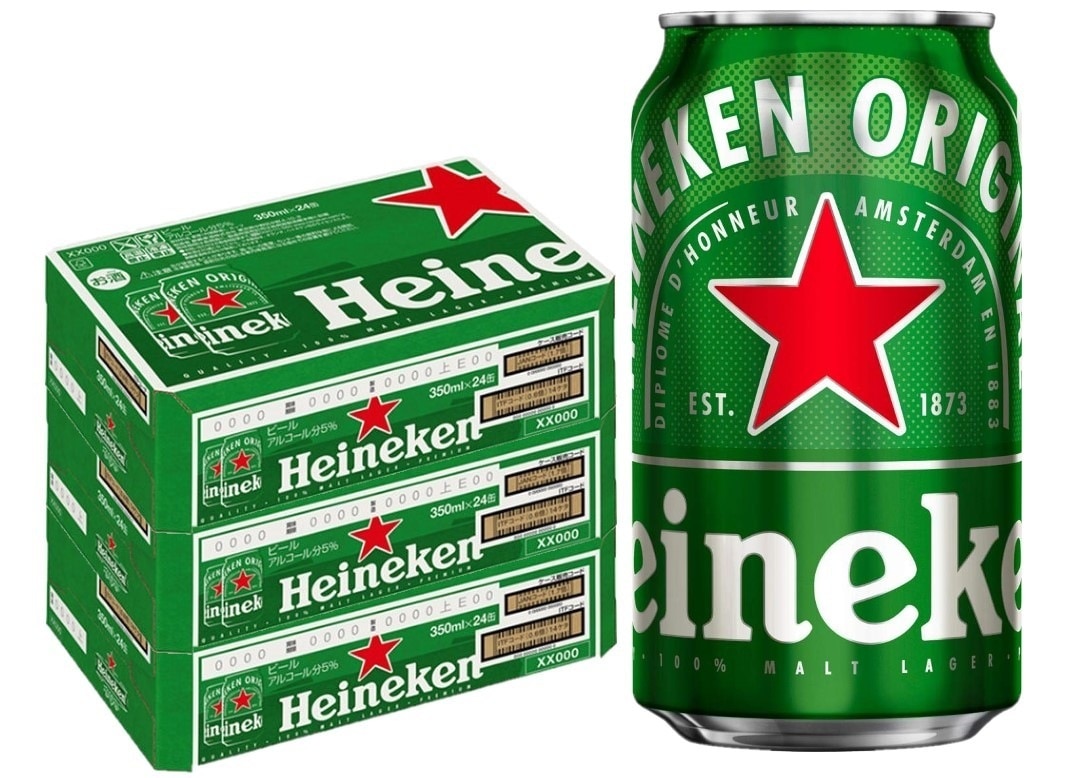【送料無料】ハイネケン 350ml3ケース/72本【北海道沖縄県東北四国九州地方は必ず送料がかかります】