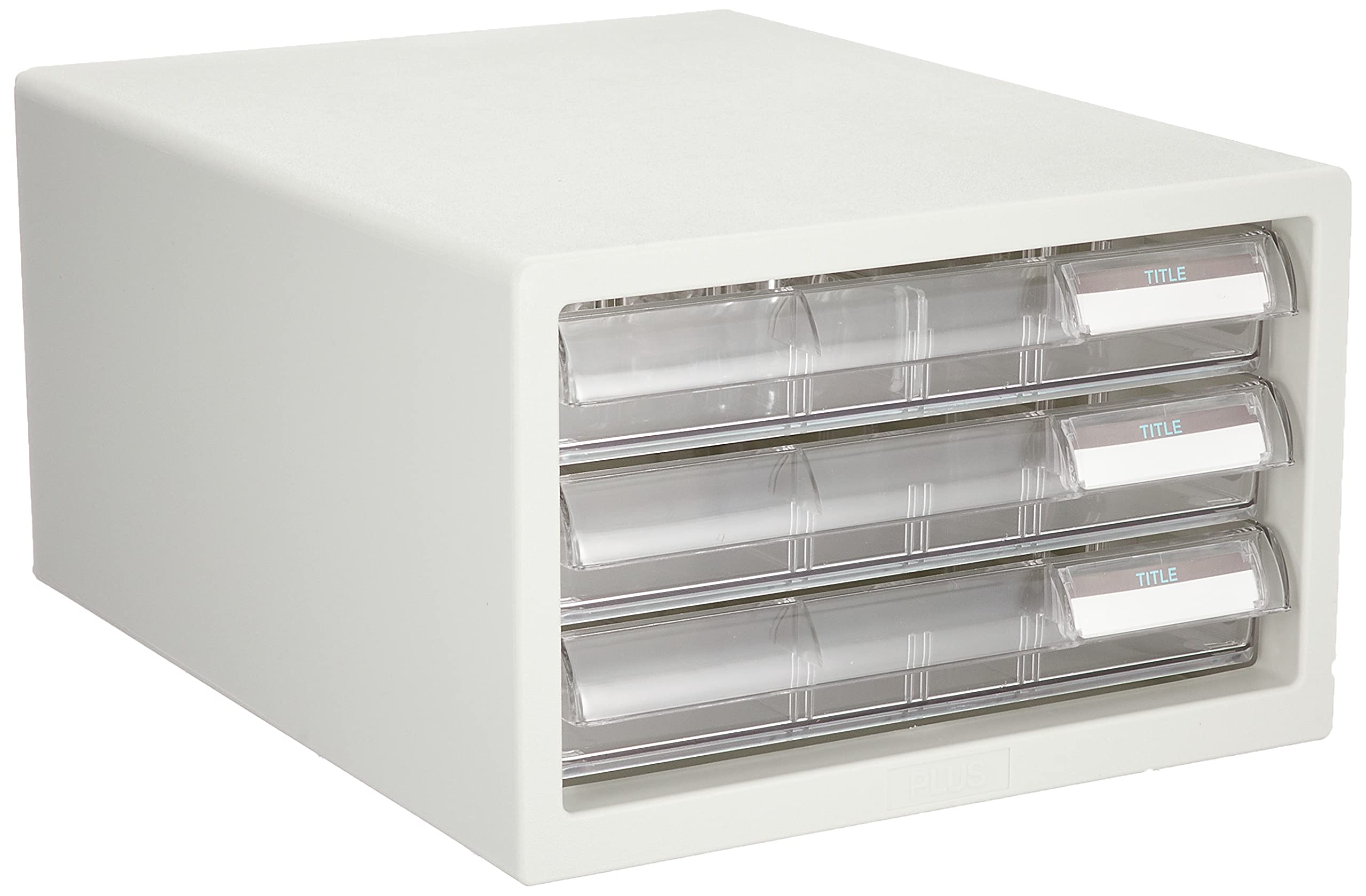 全国送料無料 プラス レターケース A4縦 浅型3段 LC-103A 16-084 ホワイト