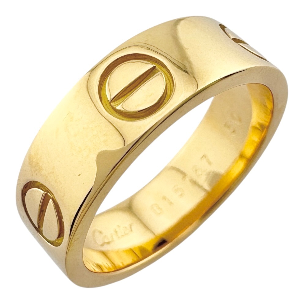 カルティエ ラブ リング 指輪 9.5号 18金 K18イエローゴールド CARTIER 中古 美品