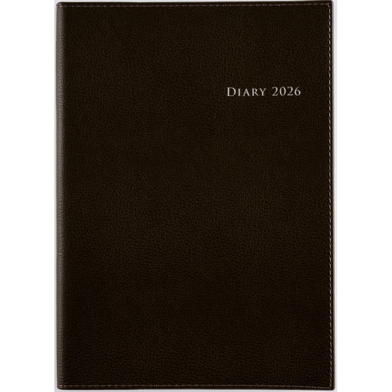 （まとめ買い）高橋書店 2026年 手帳 No.429 デスクダイアリーカジュアル10 A5判 週間バーティカルノート式＆月間ブロック式 オリーブ [x3]