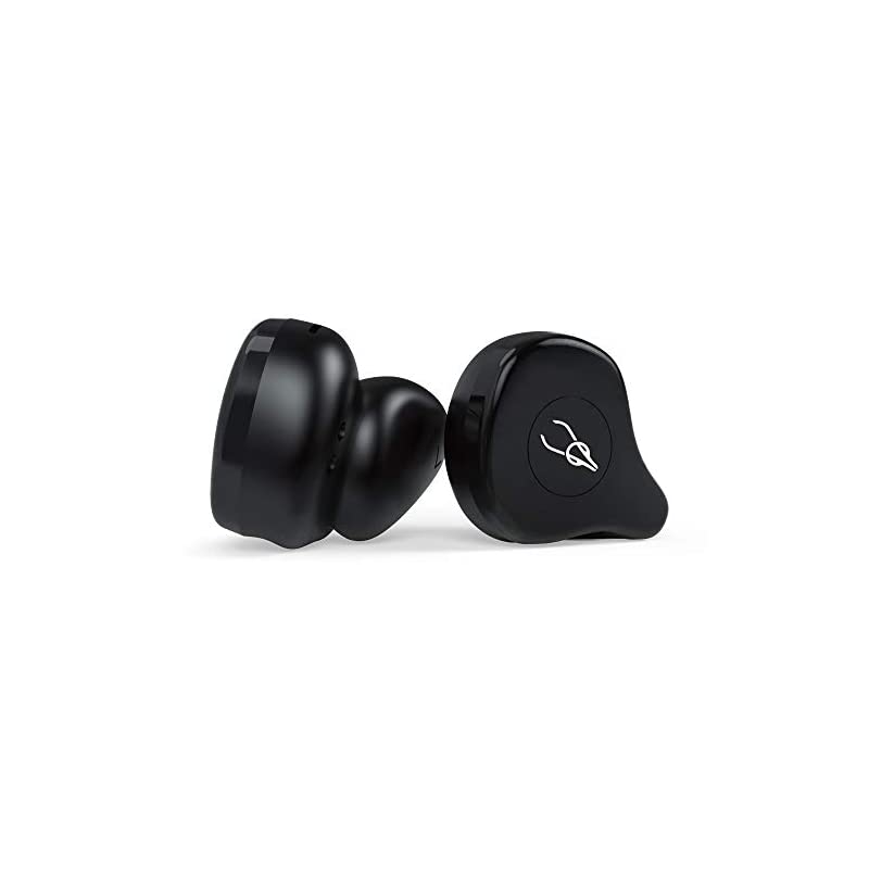 ワイヤレス イヤホン インナーイヤー Bluetooth ノイズキャンセリング 防水 最大24時間再生 マイク付き ブラック