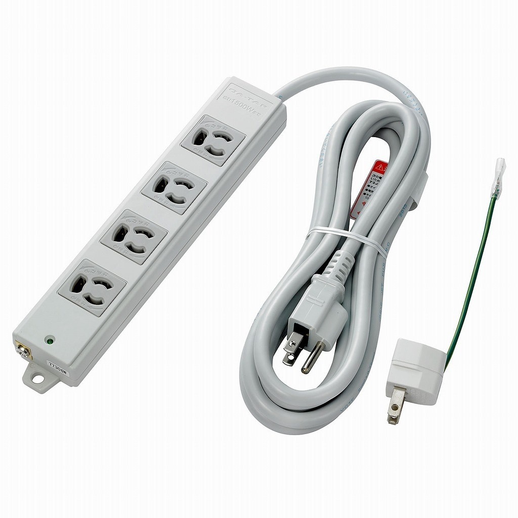 （まとめ買い）事務所向けタップ 4個口 OAT-JP43H [x3]