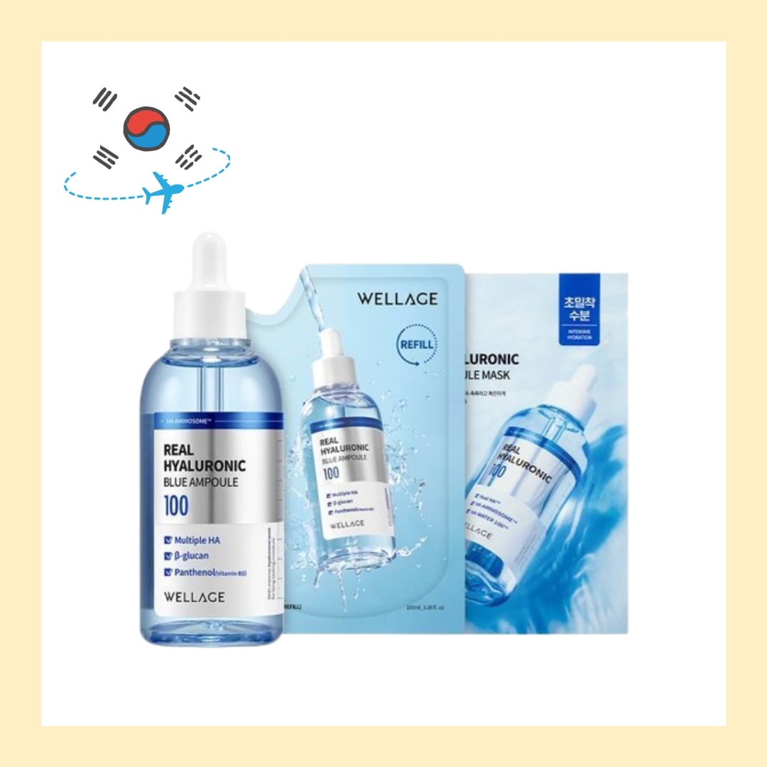 リアル ヒアルロニック ブルー 100 アンプル 100ml+100ml（＋マスク1枚 限定プレゼント付き）