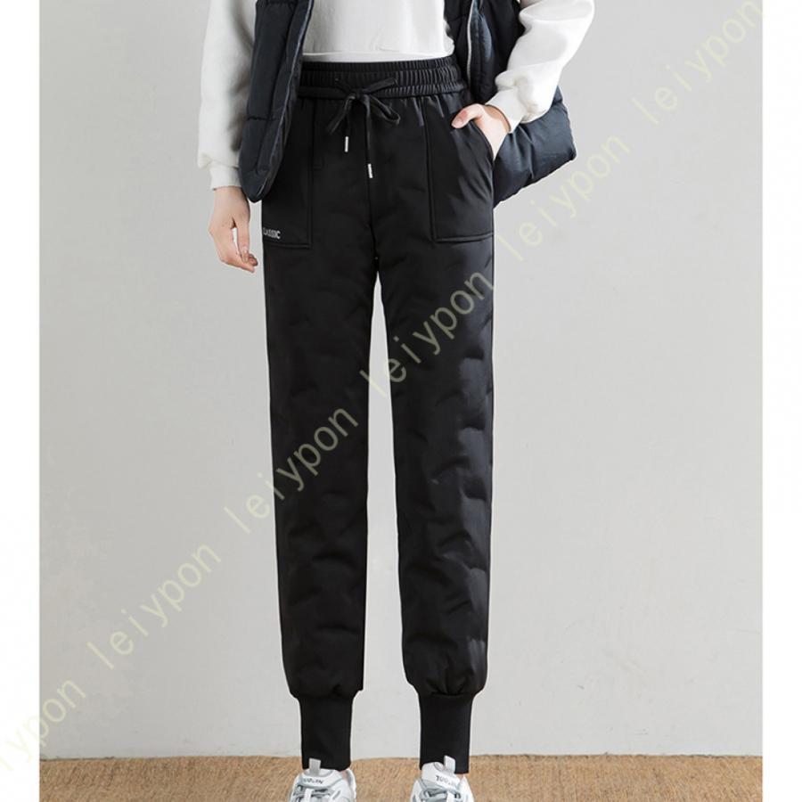 ダウン パンツ 軽量 暖パン レディース 大きいサイズ 冬用 おしゃれ 防寒パンツ ロングパンツ ダウン90% 冬 厚手 防寒 暖かい ゆったり 着痩せ スポーツ