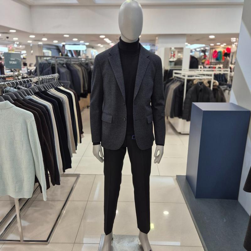 2025年F/Wゆったりとしたフィットのチェック柄ジャージージャケット2種AAF4KG1103