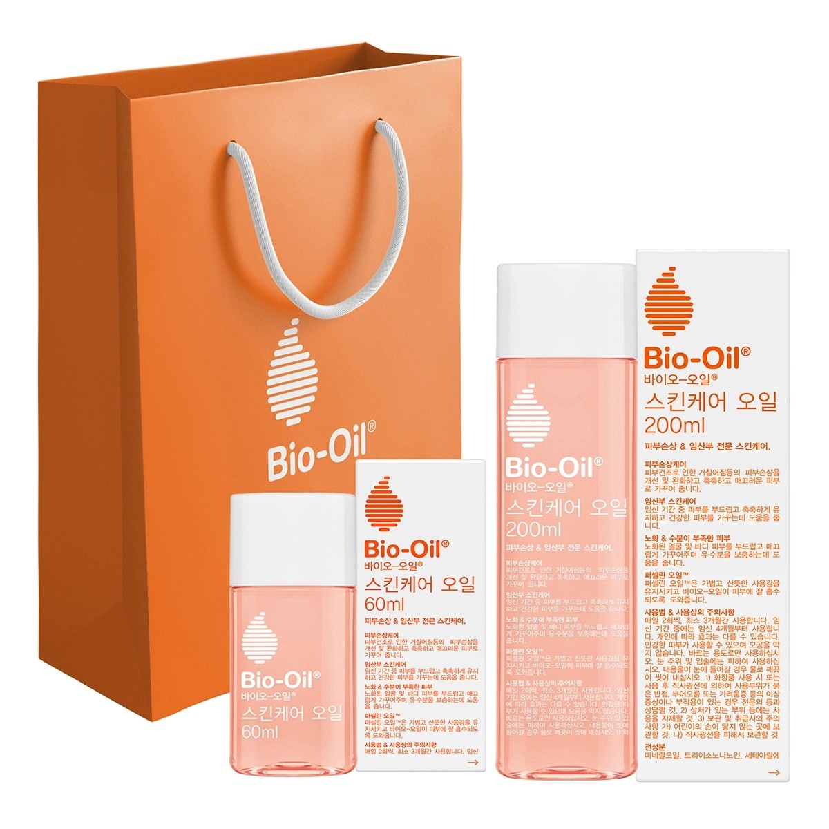 バイオオイル スキンケアオイル 200ml + 60ml + ショッピングバッグ