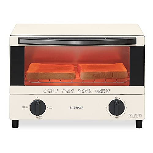 アイリスオーヤマ 85％以上節約 オーブントースター トースト 2枚 EOT-01 人気ブレゼント! 温度調節機能 ホワイト トレー付
