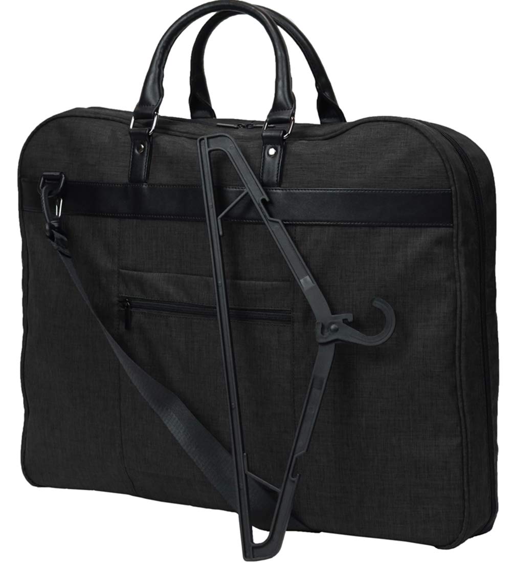 [VORQIT] ボルチット ガーメントバッグ メンズ キャリーオン機能 2way 出張 撥水 収納 ハンガー付き