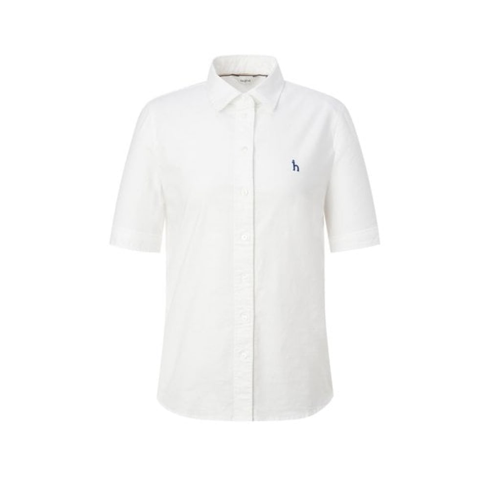 [25SS] オックスフォードショートスリーブシャツホワイトHSSH5BC47WT