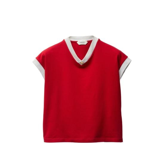 VERSACE Women Tops 1A17894 1023697 2RC90 RED
