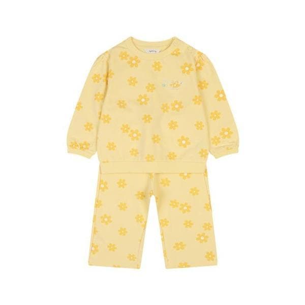 TC01 春 デイフラワー模様上下(YELLOW)_ 01T13305387 (E45336940)