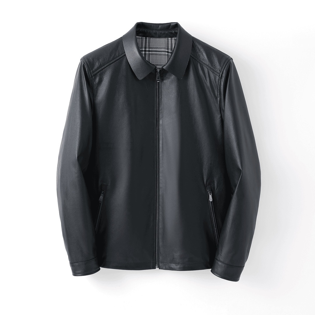 シングルライダースジャケット メンズ 革ジャン 本革 牛革 レザージャケット 本革ジャケット ライダースジャケット 黒ギフト プレゼント 父の日