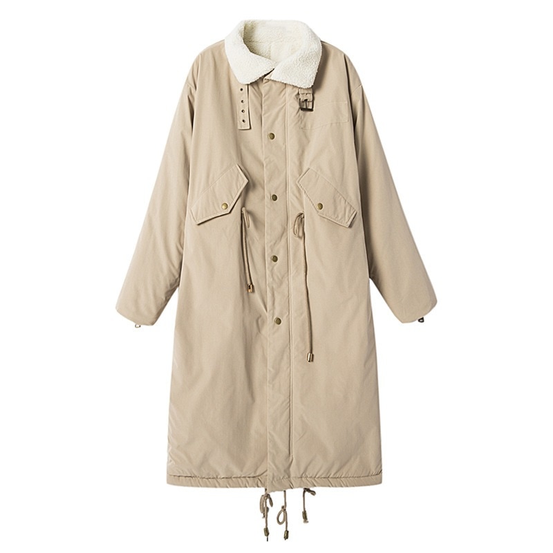 秋 冬 アウター レディースファッション コート 厚手 ロングコート ファーコート 人工