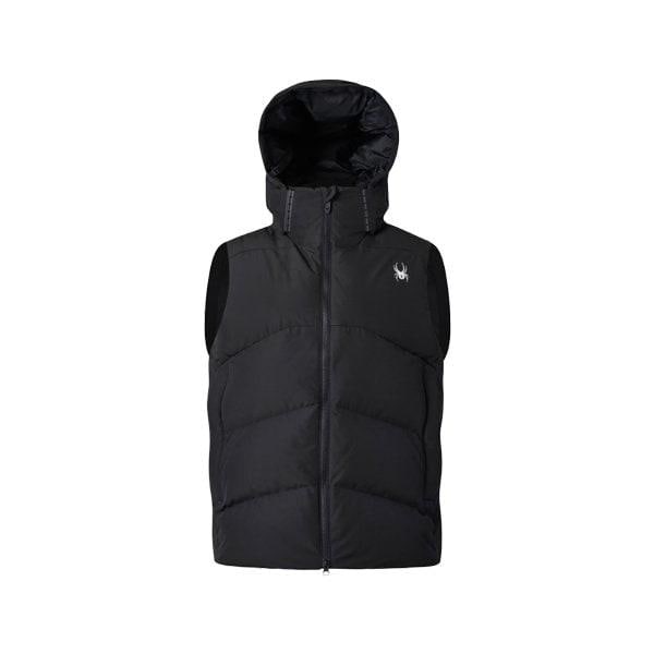 共用ディタッチャブルフードダックダウンベストFM1SPIWCNDV221U-BLK