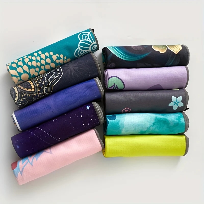 Yoga Amt タオル 滑り止め吸汗性 洗濯機洗い可能 携帯用ヨガマットカバー【MPSP24070844】