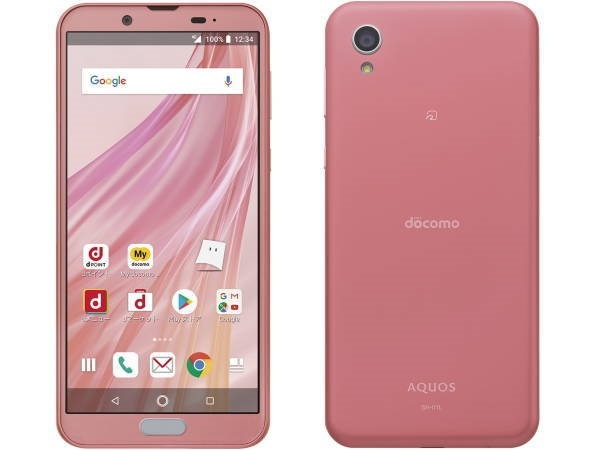 新品 ドコモ AQUOS sense 2 SH-01L 桃 SIMフリー 判定◯