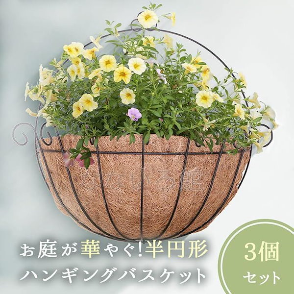 POSH LIVING】 ハンギングバスケット ブラック L｜キッチン用品