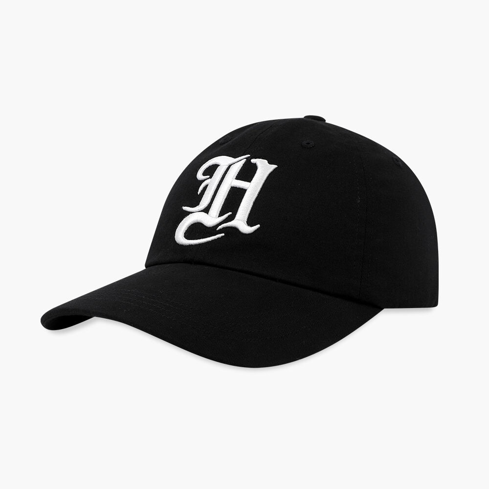 HDEX ボールドレタリングボールキャップ (ブラック)