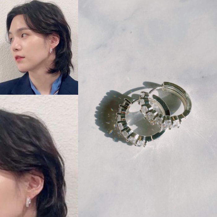 【BTS SUGA着用】Horizon Earrings ワンタッチ