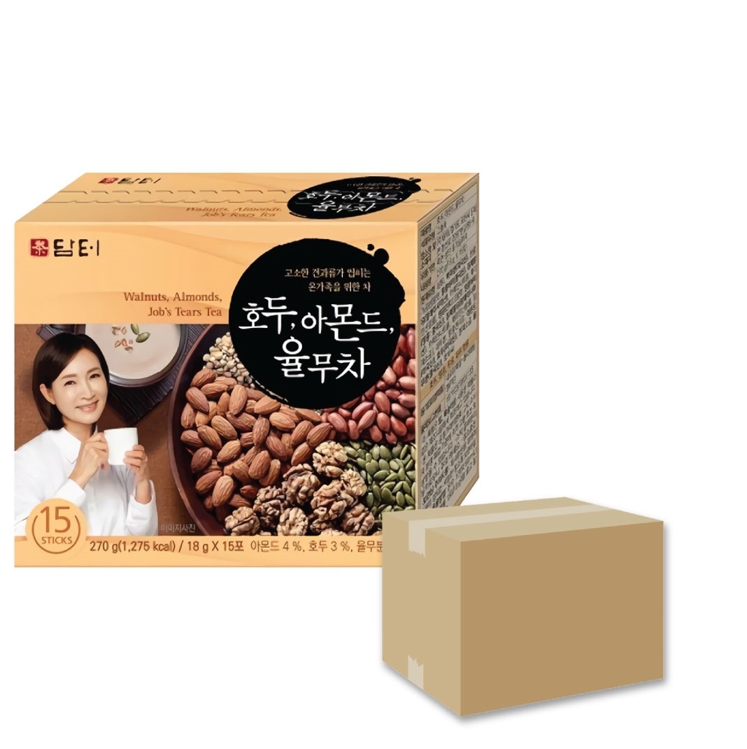 クルミ アーモンド ハトムギ茶 20個 箱売り 270g(18g15包) / 韓国 お茶 ユルム茶 スティックタイプ 10,680円