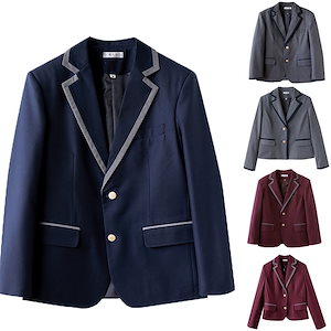 jk 制服スクールブレザー 制服 ブレザー 高校生 男子 女子用ジャケット スクールブレザー メンズ 制服 学生服 ブレザートップス 男子 女子ブレザー制服