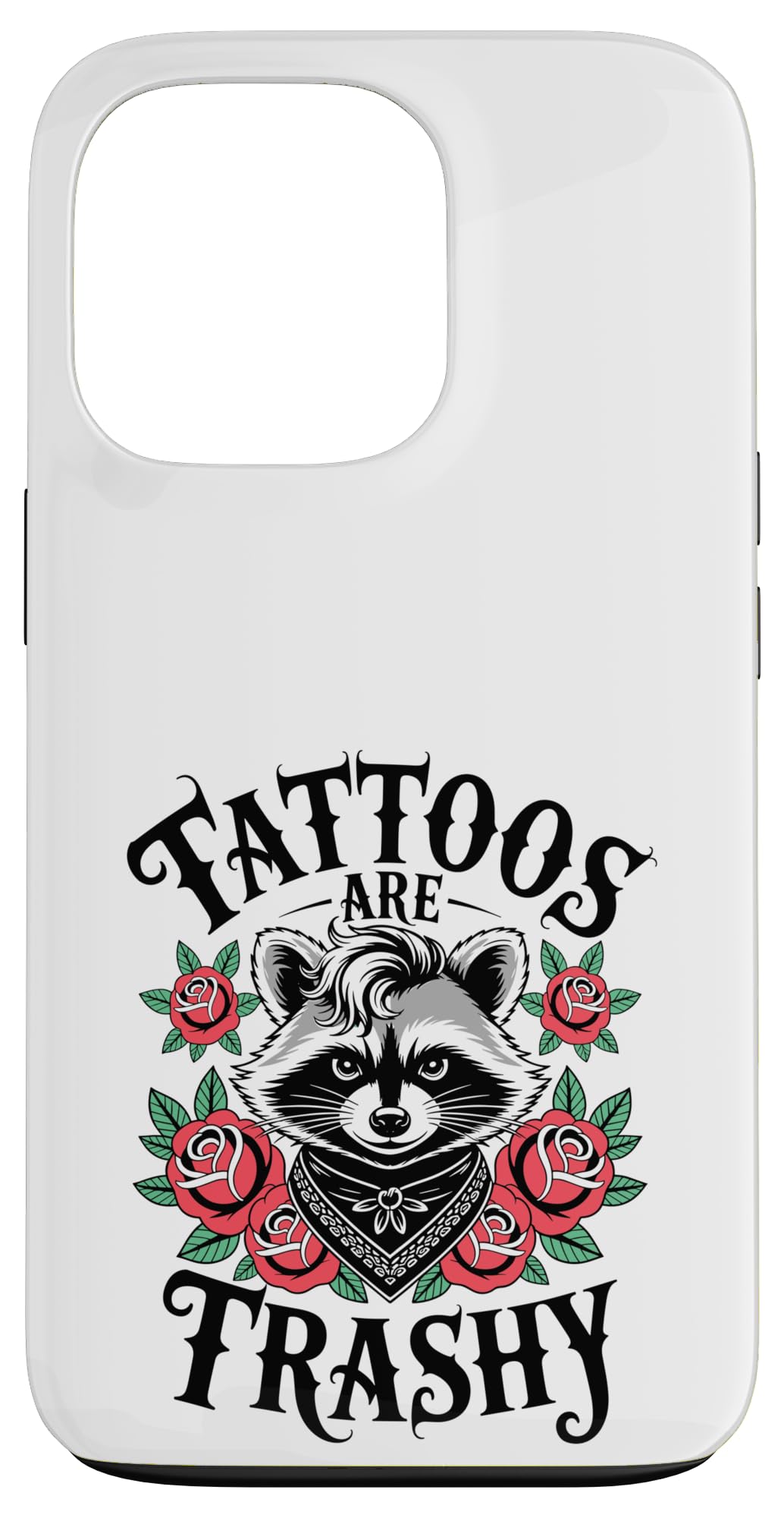 アライグマのタトゥーはゴミだらけです スマホケース iPhone 13 Pro 用
