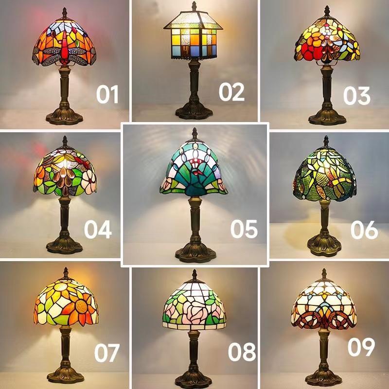 【2点購入で10％OFF】ステンドグラスランプ インテリアライト ステンドランプ テーブルランプ オシャレ 雰囲気作り 卓上照明 オシャレ デスクライト 癒しグッズ 電球なしz03-0220-08q0 5,415円