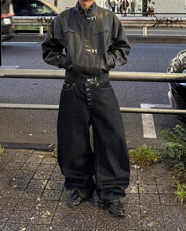 820番カーブドジーンズ カーブドパンツ ワイドジーンズ