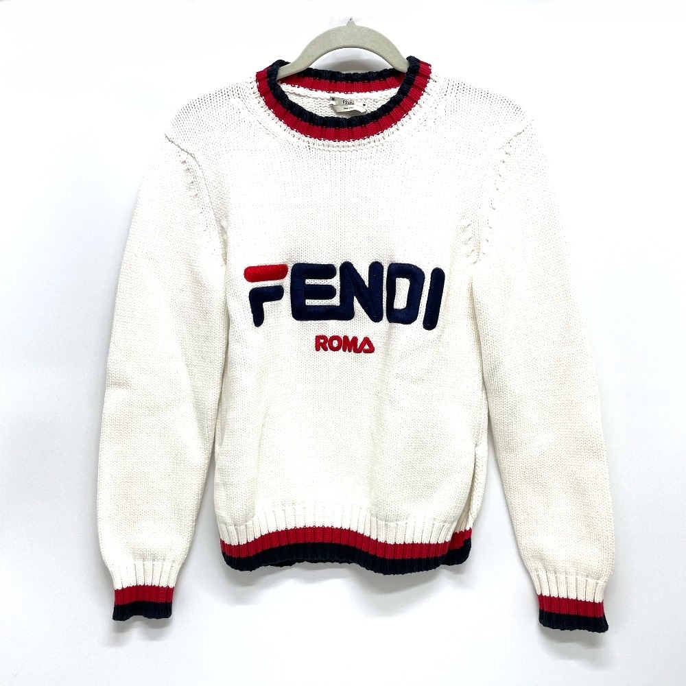 ニット FAE137 プルオーバーニット ロゴ フィラ FIRA コラボ セーター コットン ホワイト 34,320円