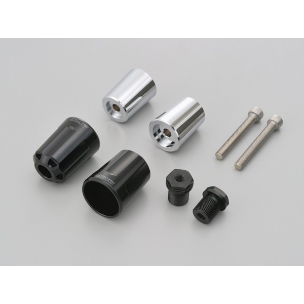 D17258 ヘビーウエイトバーエンド(リボルバー)KAWASAKI ブラック M17