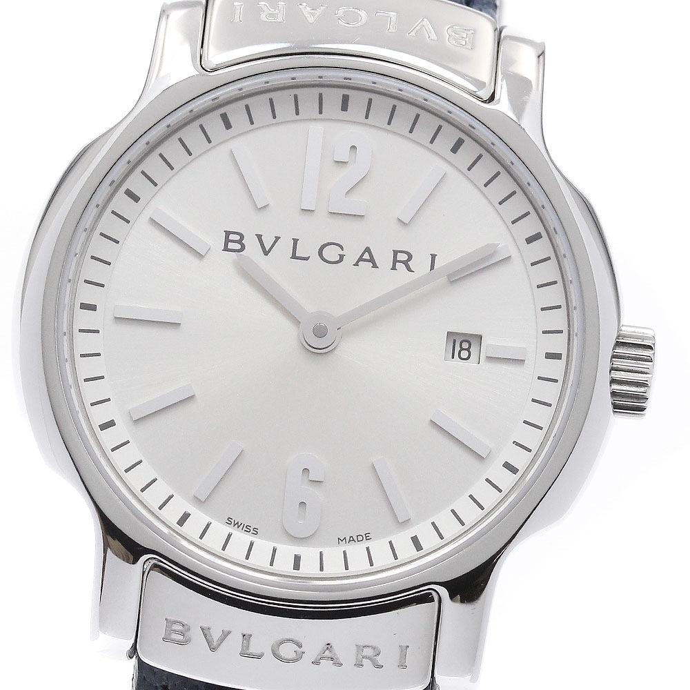 ブルガリ BVLGARI ST29S ソロテンポ デイト クォーツ レディース 良品 _955636【中古】