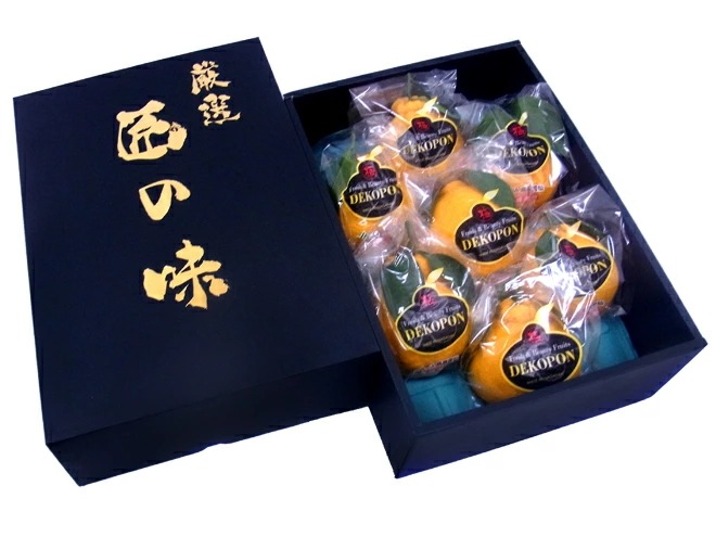長崎 マルナン=匠の味 葉付きデコポン= 秀品 7-10玉前後 約3kg 予約 12月以降