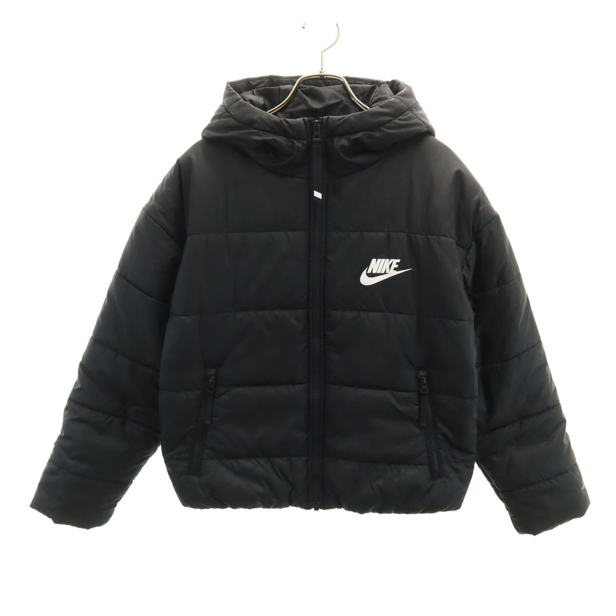 中綿ジャケット S ブラック レディース 古着