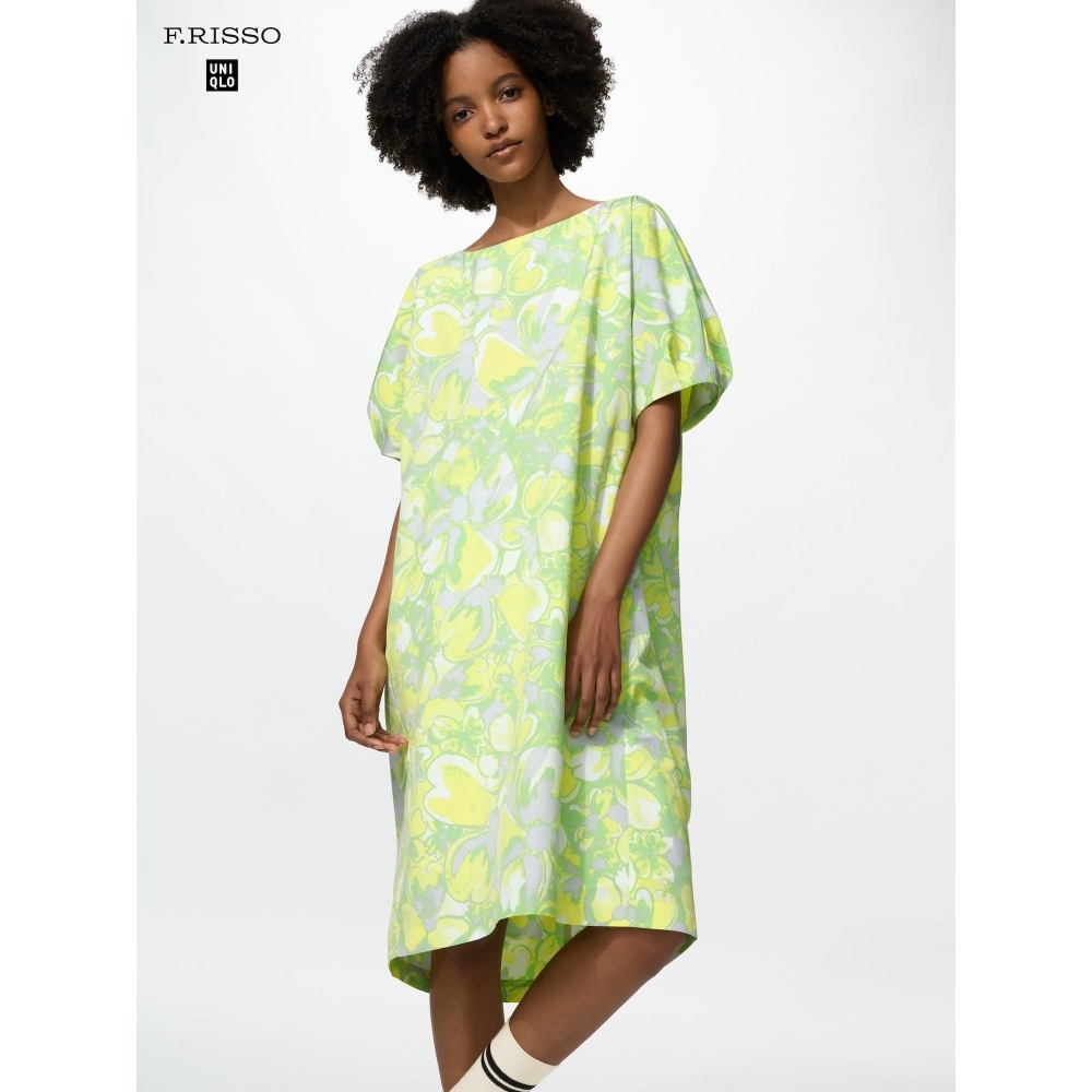 UNIQLO リラックスドレス (半袖) プリント