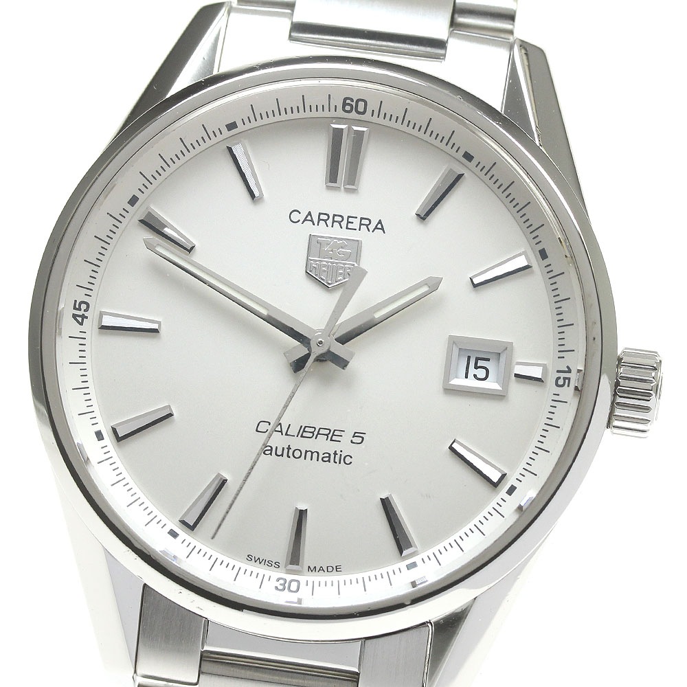 タグホイヤー TAG HEUER WAR211B-1 カレラ デイト 自動巻き メンズ _844760【中古】