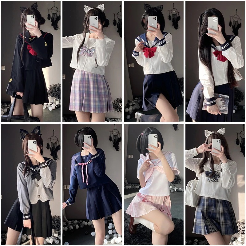 【1つ買うと10つ無料】Jkユニフォーム学生クラスの制服学校制服学校スタイルの女の子ユニフォームユニフォームスーツプリーツスーツスイートjk