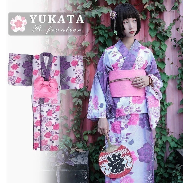 浴衣 高校生 可愛い 浴衣 大人 浴衣 セット レディース 浴衣 中学生 浴衣 セット 花柄 紫色 ゆかた 女性 浴衣 大人っぽい レディース 花柄 浴衣 ワンピース かわいい パープル リボン 浴衣