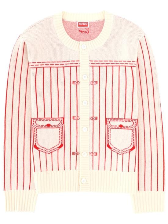 KENZO Men Sweater FG55CA7683DH 02 WHITE