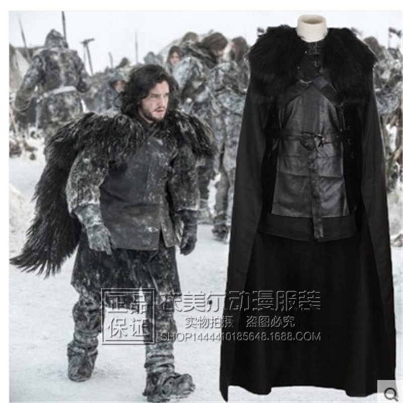 権利ゲーム氷と火歌ジョン雪諾コスプレ